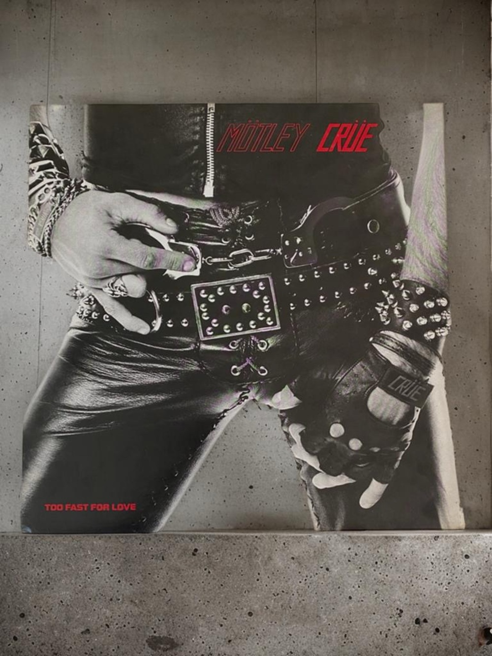 Motley Crue Too Fast for Love Vinyl Recod